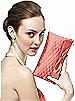 Quilted Clutch in Matte Satin