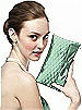 Quilted Clutch in Matte Satin