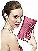 Quilted Clutch in Matte Satin