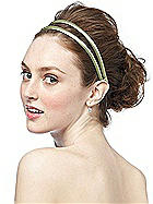 Double Headband in Matte Satin