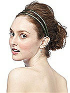 Iridescent Taffeta Double Head Band