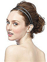 Iridescent Taffeta Double Head Band