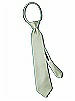 Boy's 14" Duchess Satin Zip Neck Tie