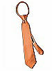 Boy's 14" Duchess Satin Zip Neck Tie