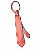 Boy's 14" Duchess Satin Zip Neck Tie