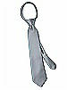 Boy's 14" Duchess Satin Zip Neck Tie