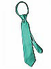 Boy's 14" Duchess Satin Zip Neck Tie