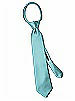 Boy's 14" Duchess Satin Zip Neck Tie