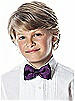 Boy's Clip Bow Tie in Duchess Satin