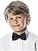 Boy's Clip Bow Tie in Duchess Satin