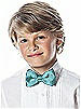 Boy's Clip Bow Tie in Duchess Satin