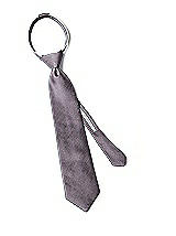 Boy's Zip Neck Tie in Silk Shantung