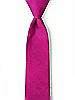 Boy's Zip Neck Tie in Peau de Soie