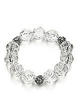 Faceted Clear Resin Bauble Bracelet