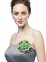 Fortuny Pleated Nu-Georgette Flower
