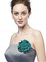 Fortuny Pleated Nu-Georgette Flower