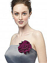 Fortuny Pleated Nu-Georgette Flower