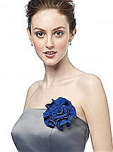 Fortuny Pleated Nu-Georgette Flower