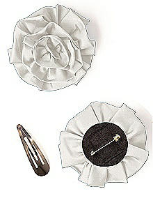 Peau de Soie Swirl Flower