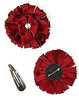 Peau de Soie Confetti Flower with Rhinestone Detail