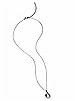 Solitaire Pendant Necklace with Bezel Detail
