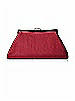 Dupioni Trapezoid Clutch with Jeweled Clasp
