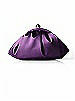 Gathered Matte Satin Clutch