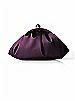 Gathered Matte Satin Clutch
