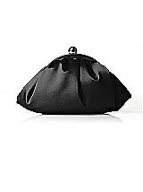 Gathered Matte Satin Clutch