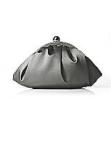 Gathered Matte Satin Clutch