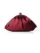Gathered Matte Satin Clutch