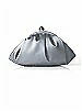 Gathered Matte Satin Clutch