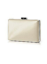 Matte Satin Pill Box Clutch
