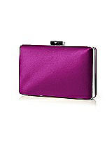 Matte Satin Pill Box Clutch
