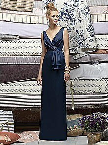RENAISSANCE DRESS-V NECK-FL