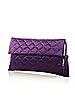 Quilted Envelope Clutch with Tassel Detail