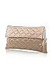 Quilted Envelope Clutch with Tassel Detail