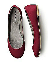 Simple Satin Ballet Flat 