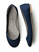 Simple Satin Ballet Flat 
