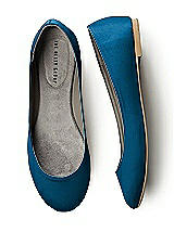 Simple Satin Ballet Flat 