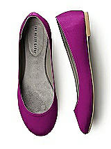 Simple Satin Ballet Flat 