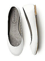 Simple Satin Ballet Flat 