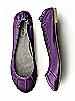 Pleated Satin Ballet Flat