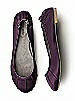 Pleated Satin Ballet Flat