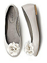 Crinkle Chiffon Flower Shoe Clip
