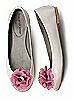 Crinkle Chiffon Flower Shoe Clip
