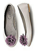Crinkle Chiffon Flower Shoe Clip