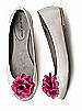 Crinkle Chiffon Flower Shoe Clip