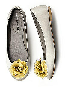 Crinkle Chiffon Flower Shoe Clip