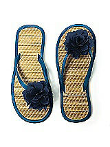 Flower Trimmed Bridesmaid and Bridal Flip Flop